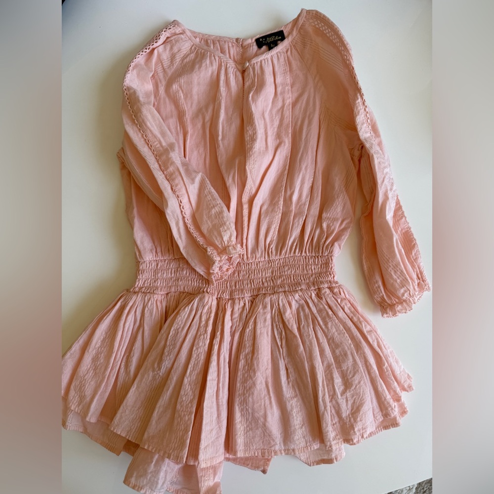Adorable Pink Ruffled Kids Dress